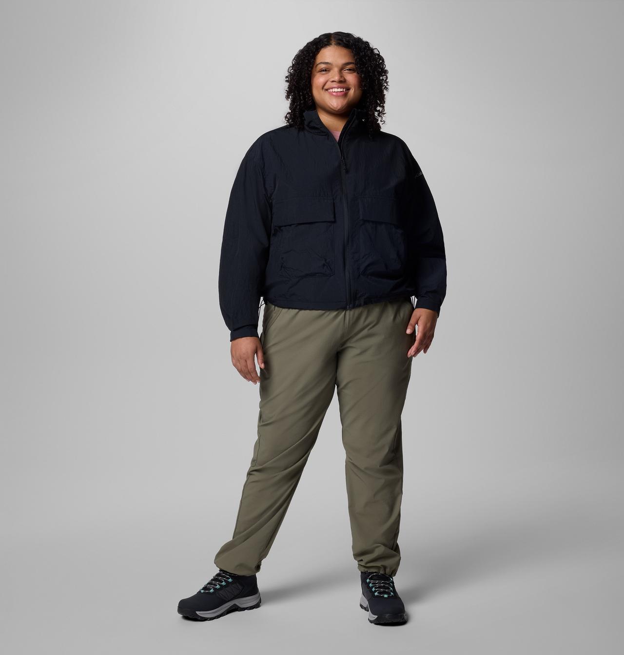 Women's Paracutie™ Cropped Cargo Windbreaker - Plus Size 7