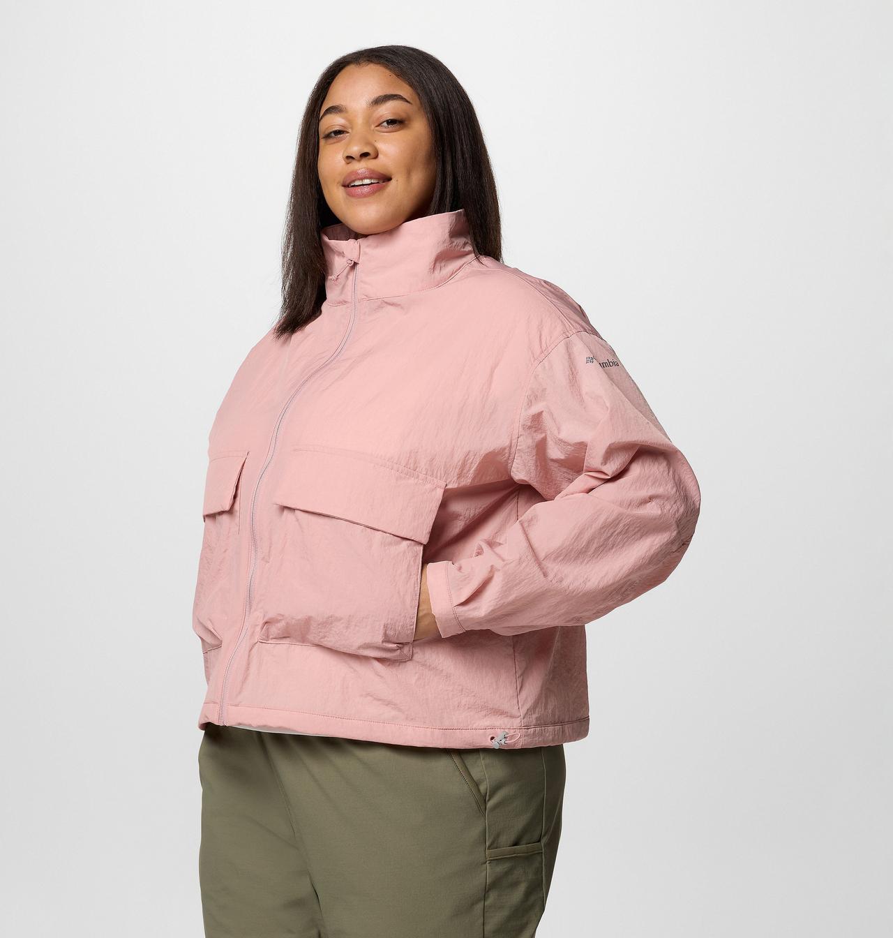 Women's Paracutie™ Cropped Cargo Windbreaker - Plus Size 3