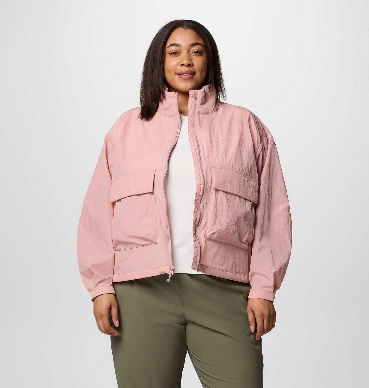 Women's Paracutie™ Cropped Cargo Windbreaker - Plus Size 5