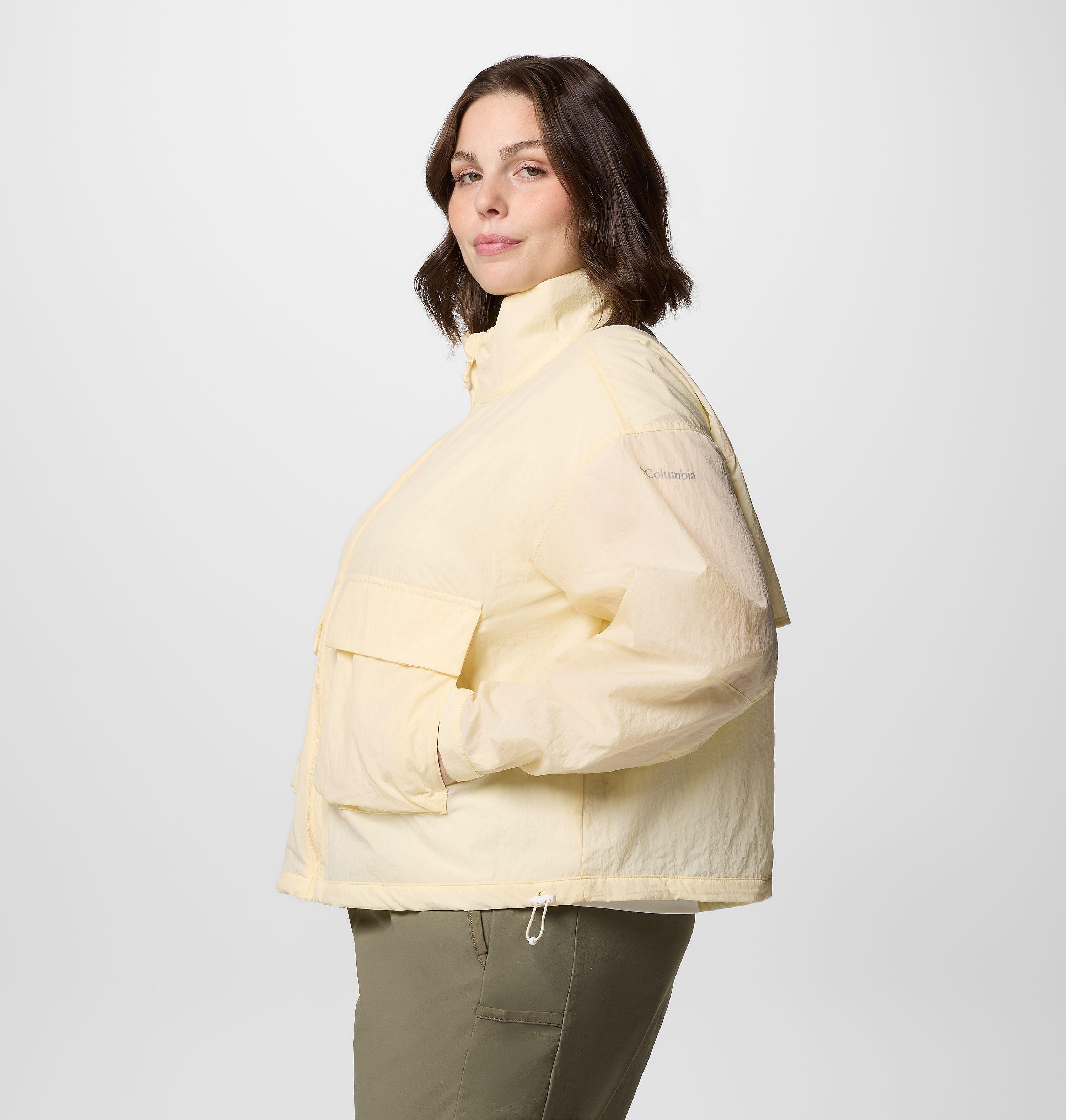 Women's Paracutie Cropped Cargo Windbreaker - Plus Size 3