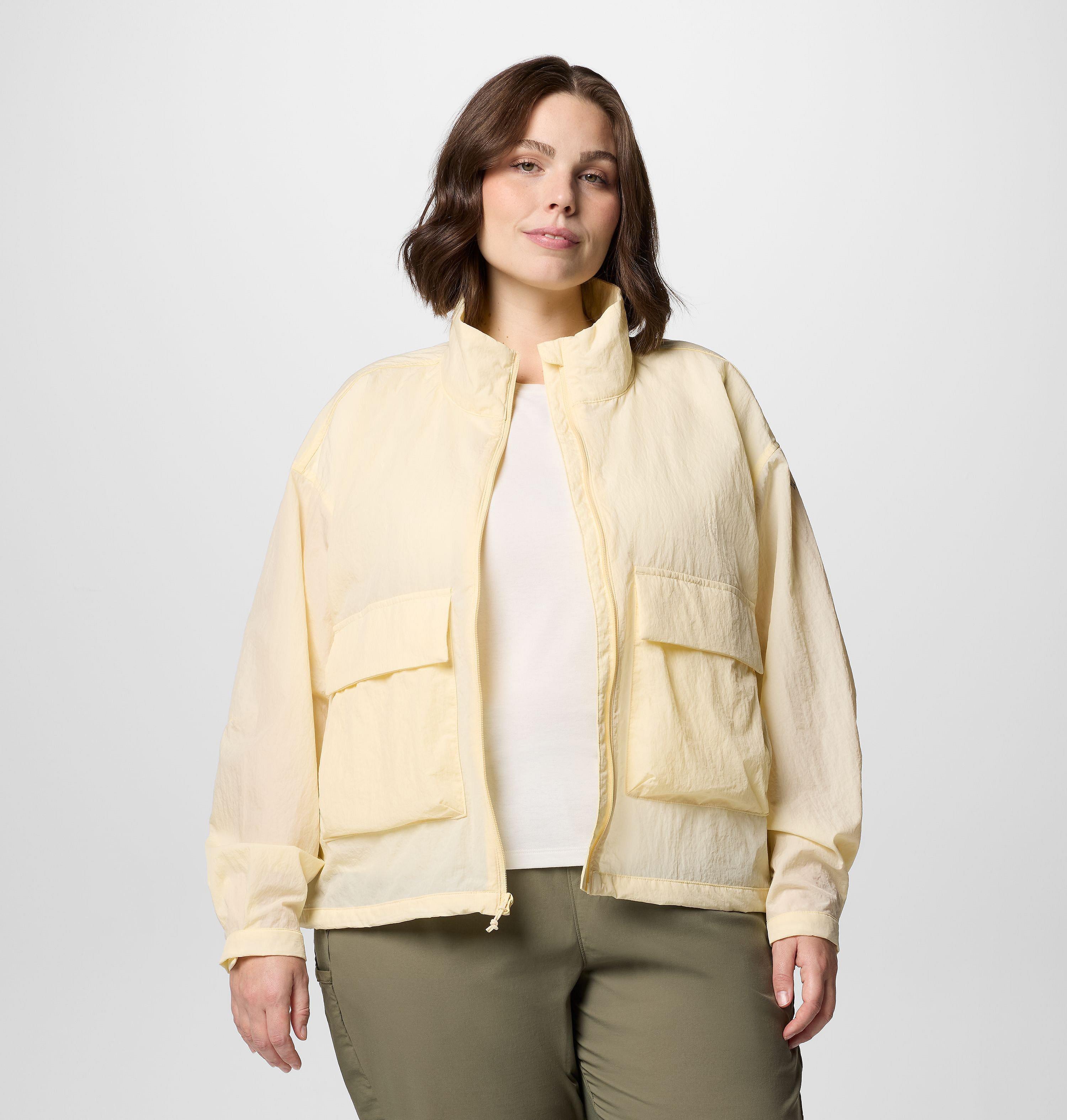 Women's Paracutie Cropped Cargo Windbreaker - Plus Size 7