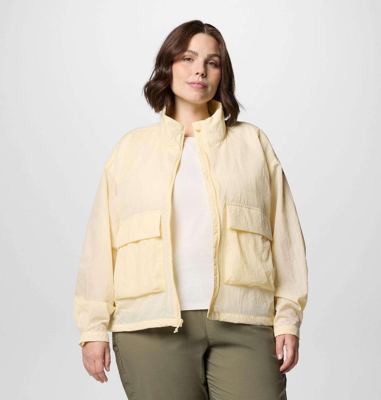 Women's Paracutie™ Cropped Cargo Windbreaker - Plus Size 7