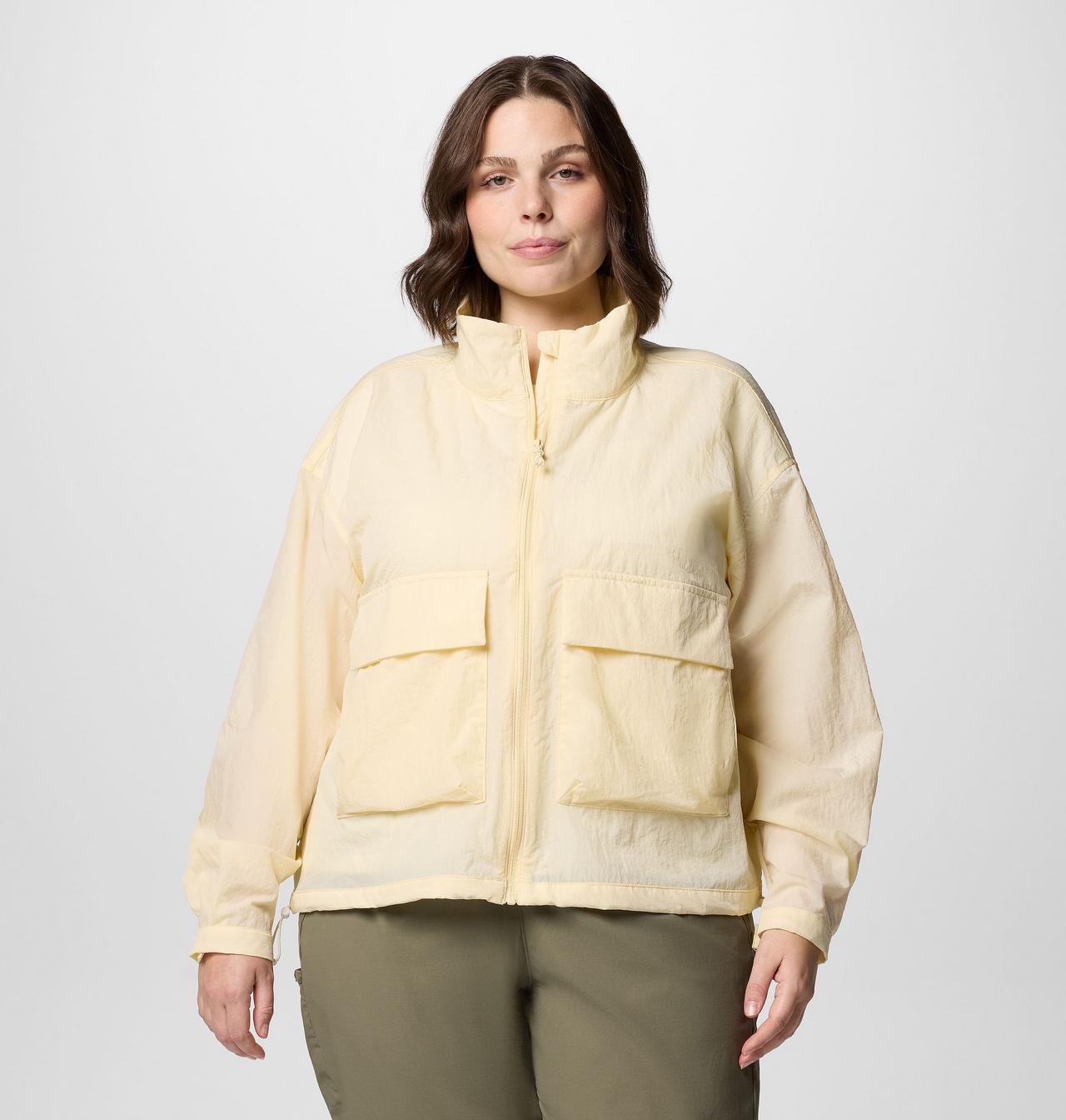 Women's Paracutie™ Cropped Cargo Windbreaker - Plus Size 1