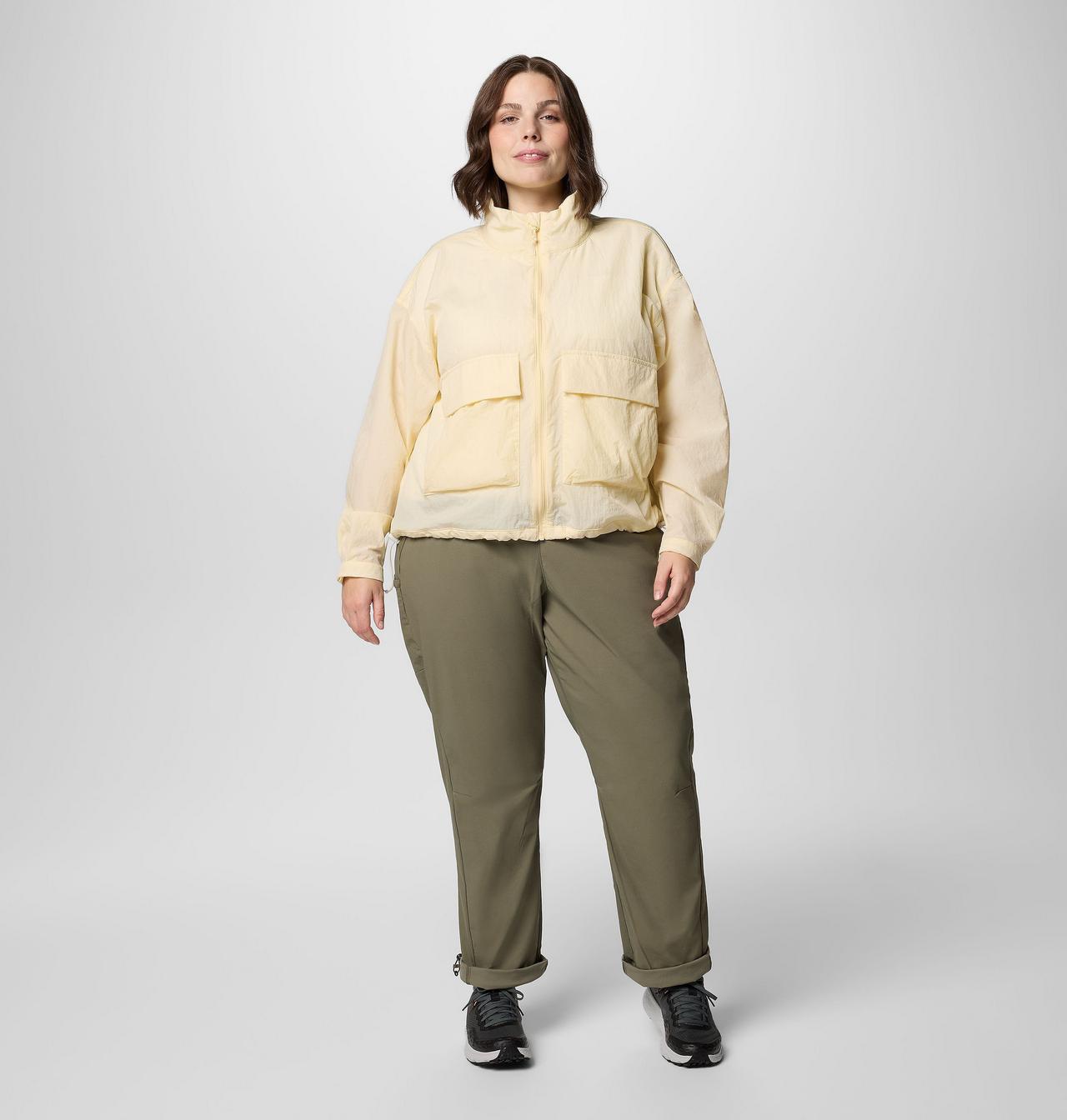 Women's Paracutie™ Cropped Cargo Windbreaker - Plus Size 8