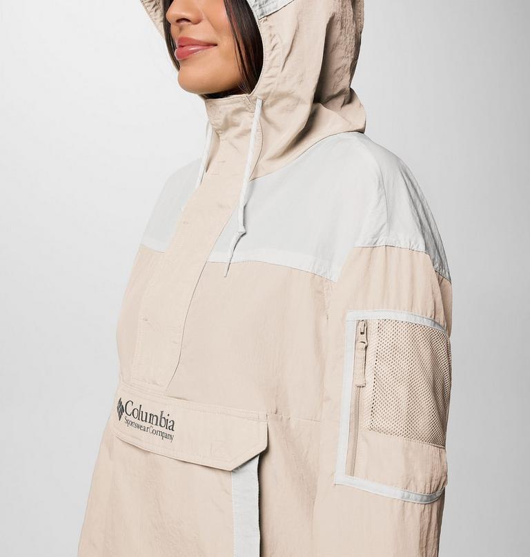 Women's Challenger II Windbreaker, Color: Dark Stone, White, image 5