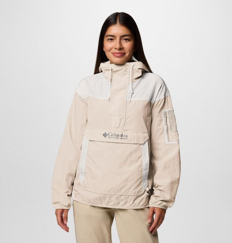 Women's Challenger II Windbreaker, Color: Dark Stone, White, image 1