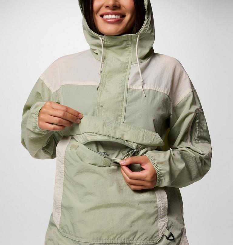 Cortavientos Challenger II para mujer, Color: Safari, Dark Stone, image 6