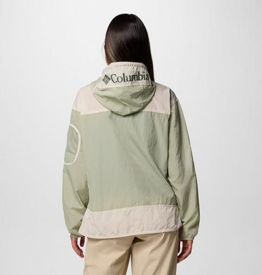 Women's Challenger II Windbreaker, Color: Safari, Dark Stone, image 2