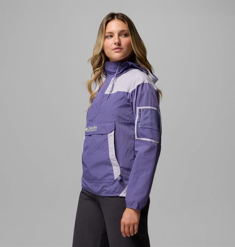 Women's Challenger II Windbreaker, Color: Stormwatch, Lavender Pearl, image 4