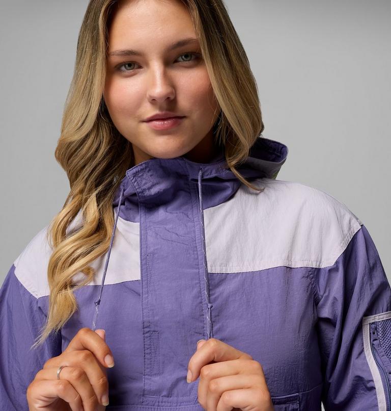 Women's Challenger II Windbreaker, Color: Stormwatch, Lavender Pearl, image 5