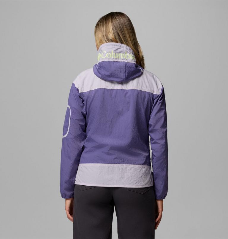 Women's Challenger II Windbreaker, Color: Stormwatch, Lavender Pearl, image 3