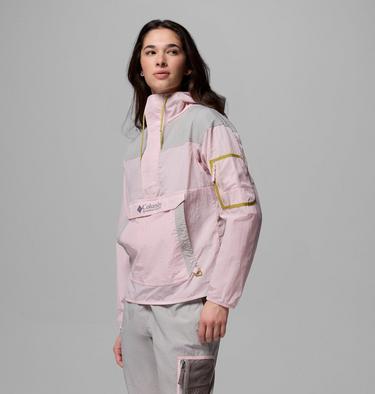 Coupe-vent Challenger II Femme, Color: Pink Agate, Flint Grey, image 4