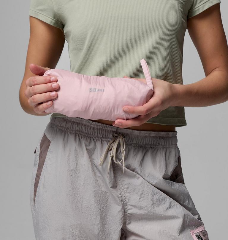 Women's Challenger II Windbreaker, Color: Pink Agate, Flint Grey, image 8