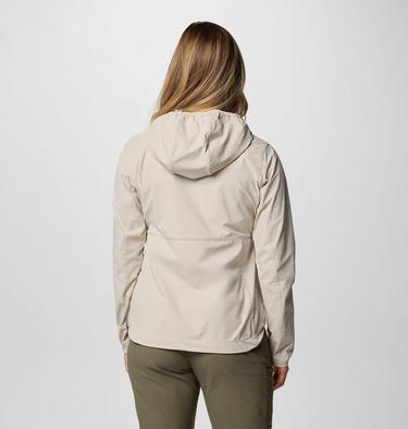 Women's Heather Canyon II Hooded Hiking Softshell Jacket, Color: Dark Stone, image 4