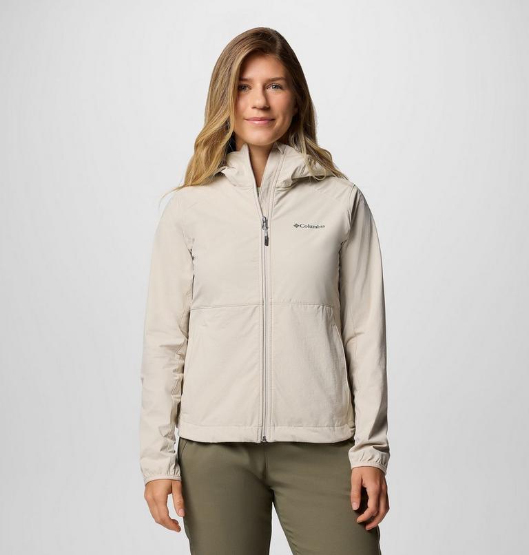 Chaqueta softshell de senderismo con capucha Heather Canyon II para mujer, Color: Dark Stone, image 1