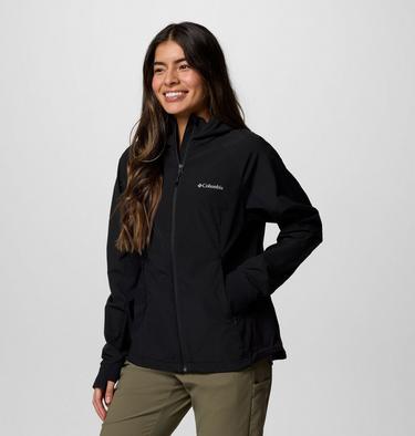 Women's Sweet As III Hooded Softshell Jacket, Color: Black, image 7