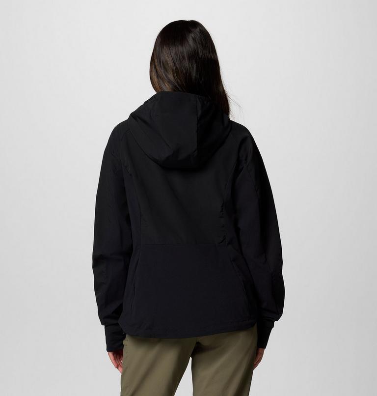 Women's Sweet As III Hooded Softshell Jacket, Color: Black, image 2