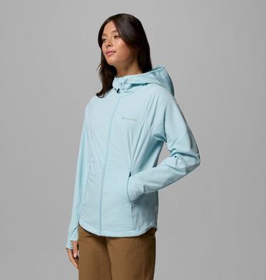 Women's Sweet As III Hooded Softshell Jacket, Color: Marine Light, image 8