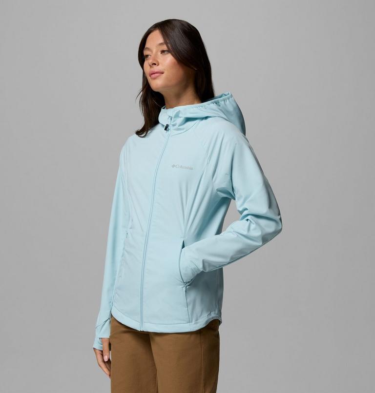 Women's Sweet As III Hooded Softshell Jacket, Color: Marine Light, image 4