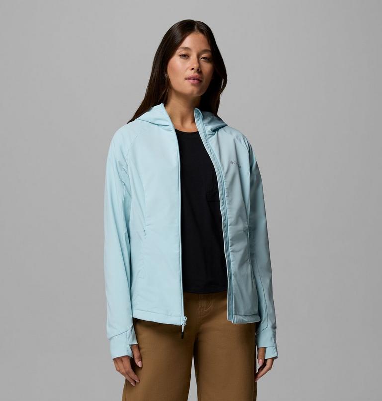 Women's Sweet As III Hooded Softshell Jacket, Color: Marine Light, image 5