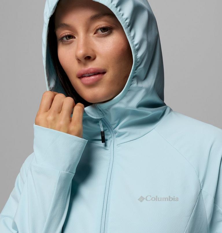 Women's Sweet As III Hooded Softshell Jacket, Color: Marine Light, image 6