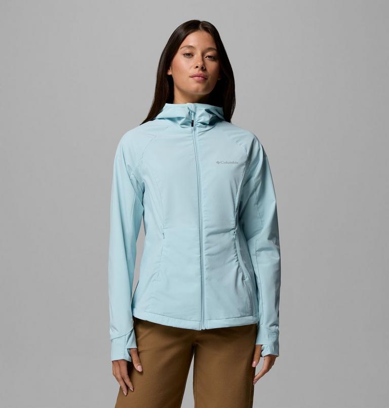 Women's Sweet As III Hooded Softshell Jacket, Color: Marine Light, image 1
