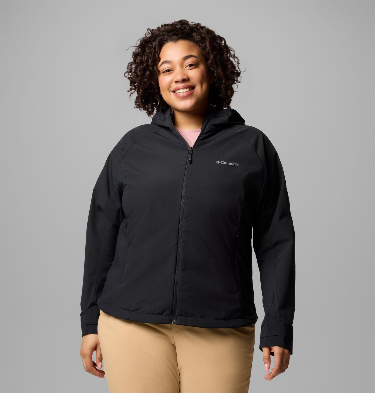 Women's Sweet As™ III Hooded Softshell Jacket - Plus Size | 010 | 1X 1