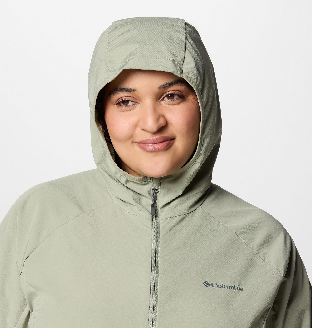 Femme Manteau coquille souple à capuchon Sweet As™ III - Grandes tailles 4