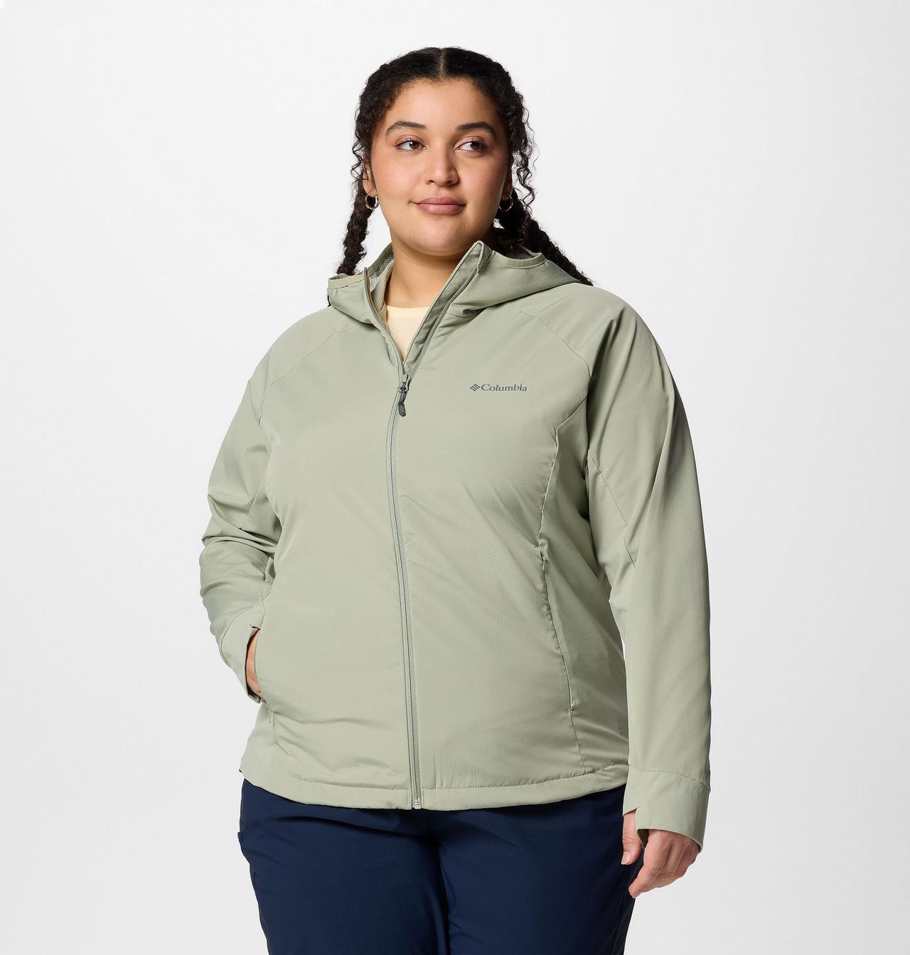Femme Manteau coquille souple à capuchon Sweet As™ III - Grandes tailles 1