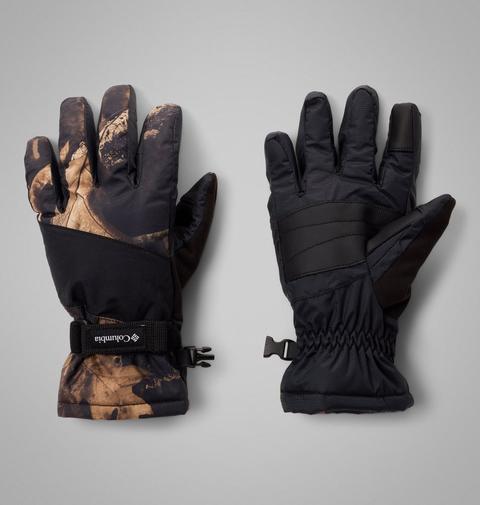 Детские перчатки Columbia Core III Printed Gloves, цвет: Чёрный