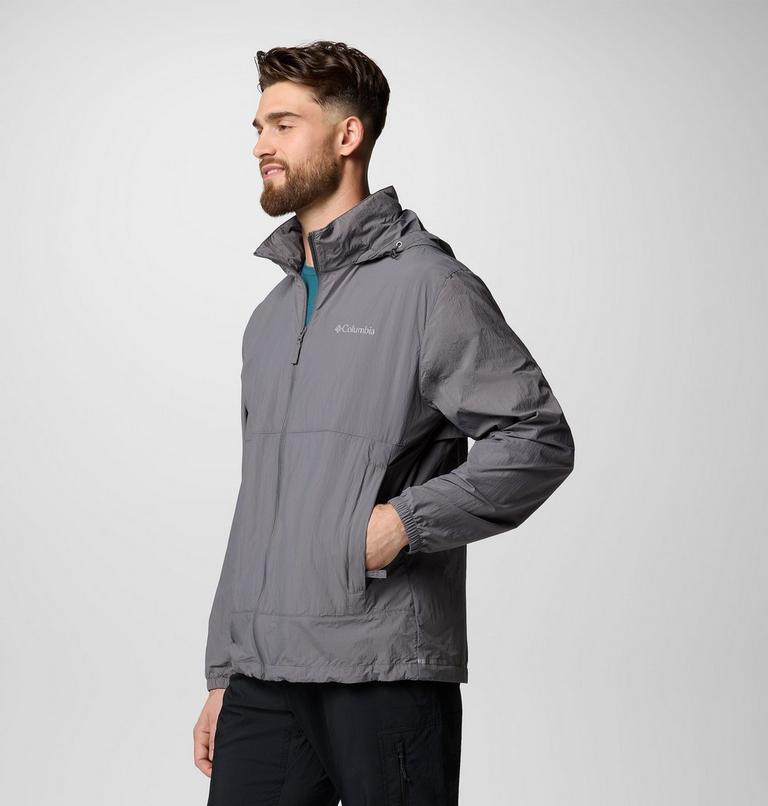 Men's Loop Basin Windbreaker, Color: City Grey, image 3