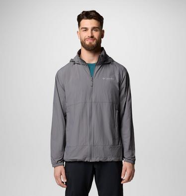 Men's Loop Basin Windbreaker, Color: City Grey, image 1