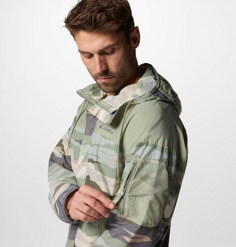 Cortavientos con estampado Challenger II para hombre, Color: Safari Roque Valley, Safari, image 5