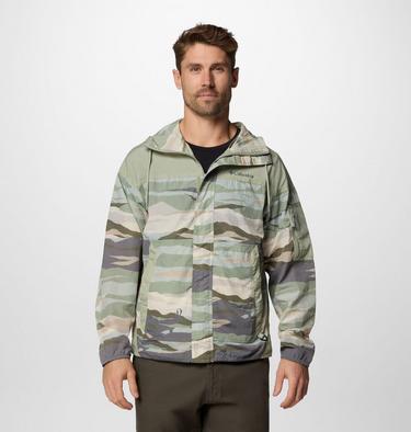 Men's Challenger II Printed Windbreaker, Color: Safari Roque Valley, Safari, image 1