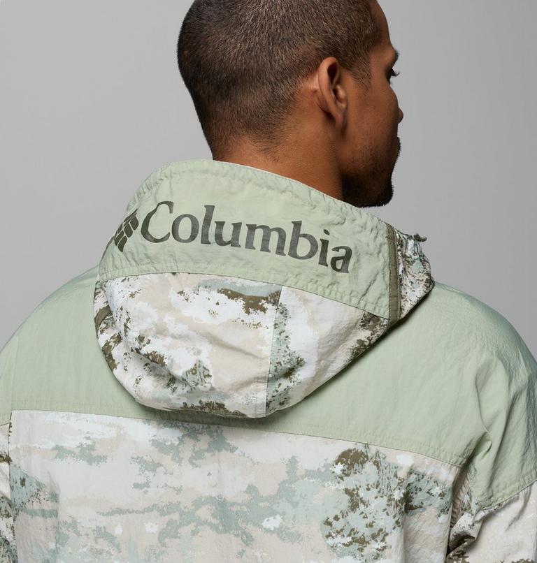 Men's Challenger II Printed Windbreaker, Color: Safari Fieldaze, Safari, image 7