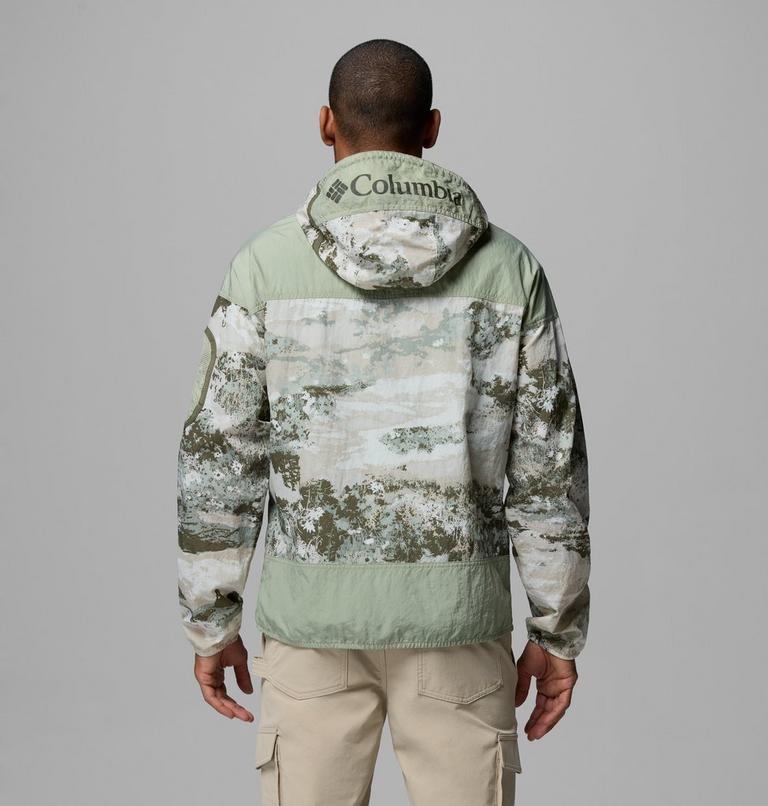 Men's Challenger II Printed Windbreaker, Color: Safari Fieldaze, Safari, image 3