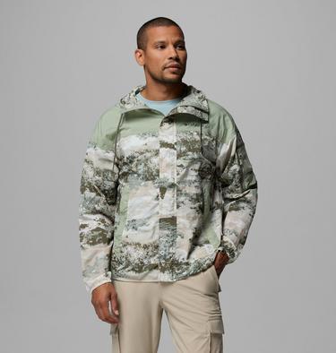 Men's Challenger II Printed Windbreaker, Color: Safari Fieldaze, Safari, image 1