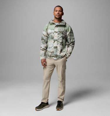 Men's Challenger II Printed Windbreaker, Color: Safari Fieldaze, Safari, image 2