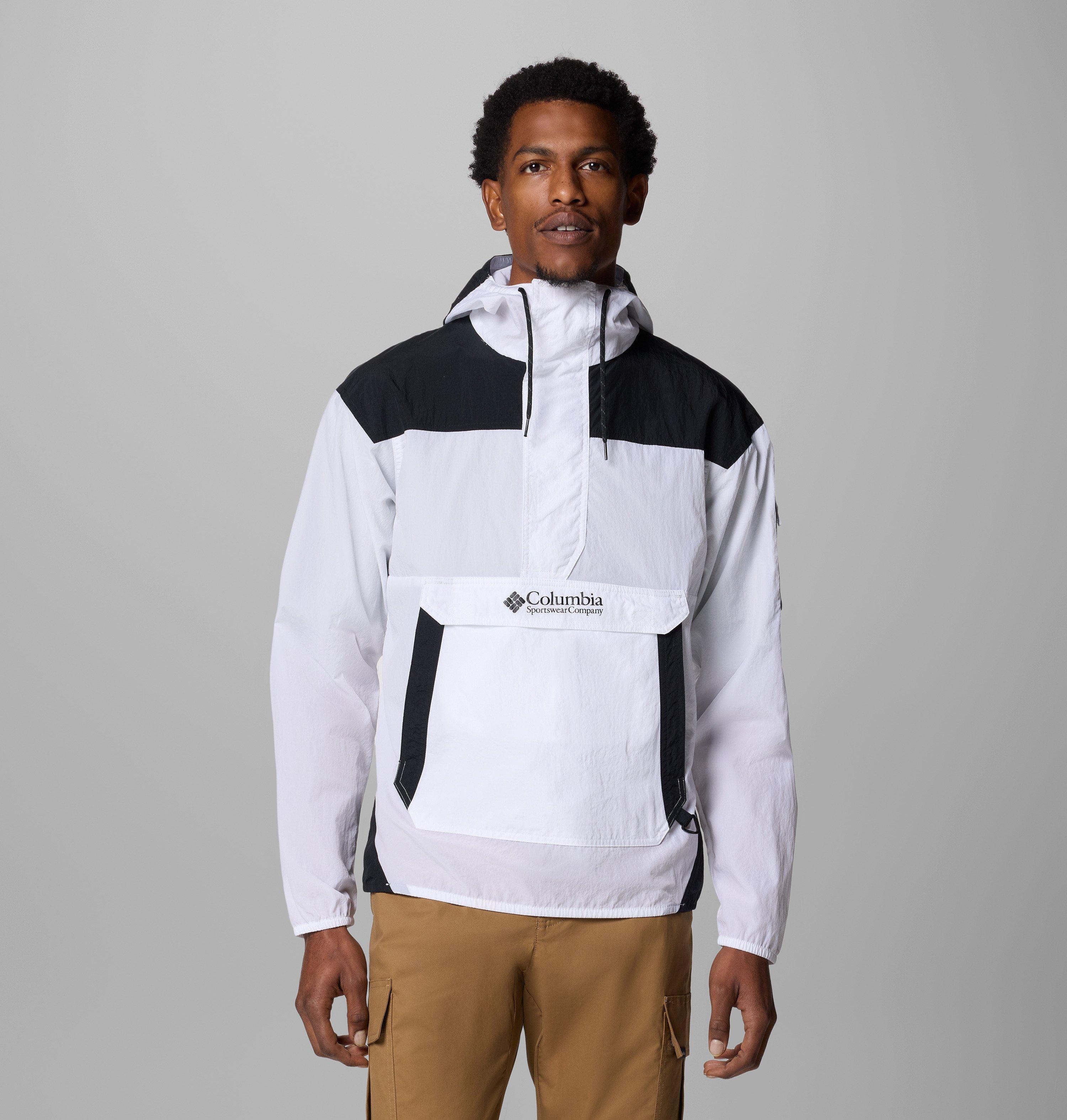 Columbia Sportswear Men's White Columbia - Challenger™ Windbreaker Anorak - Black Xxl
