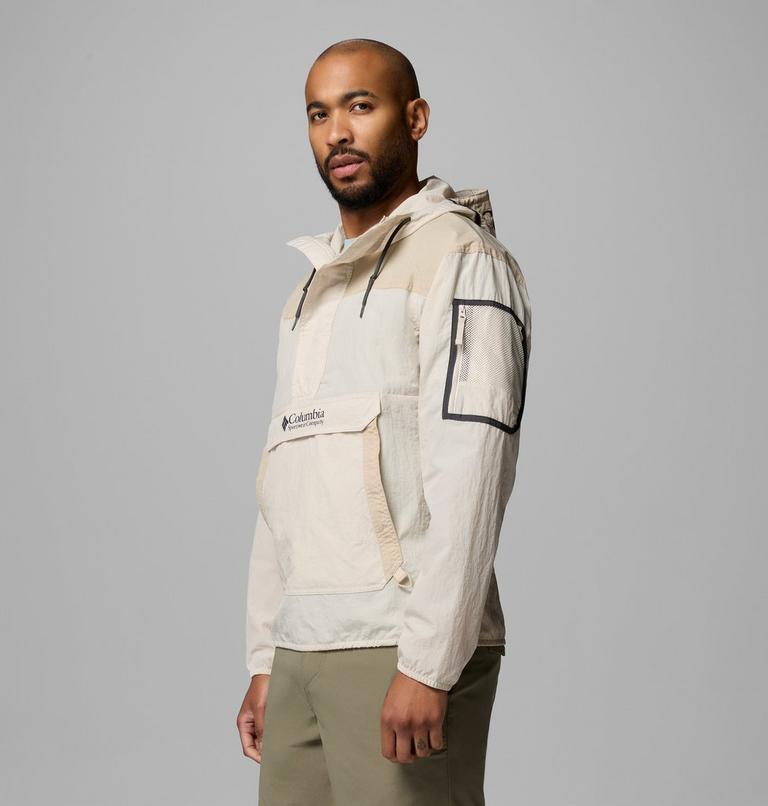 Men's Challenger Windbreaker Anorak, Color: Dark Stone, Ancient Fossil, image 4