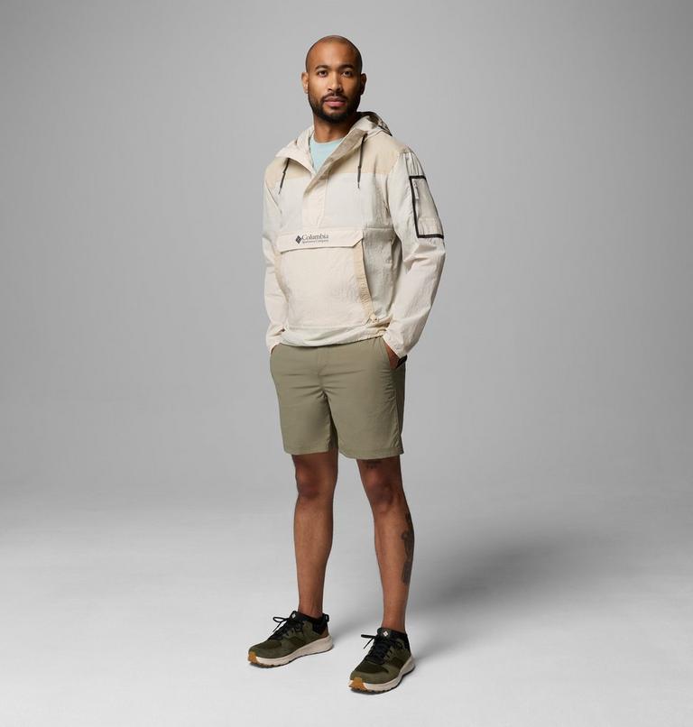 Men's Challenger Windbreaker Anorak, Color: Dark Stone, Ancient Fossil, image 2