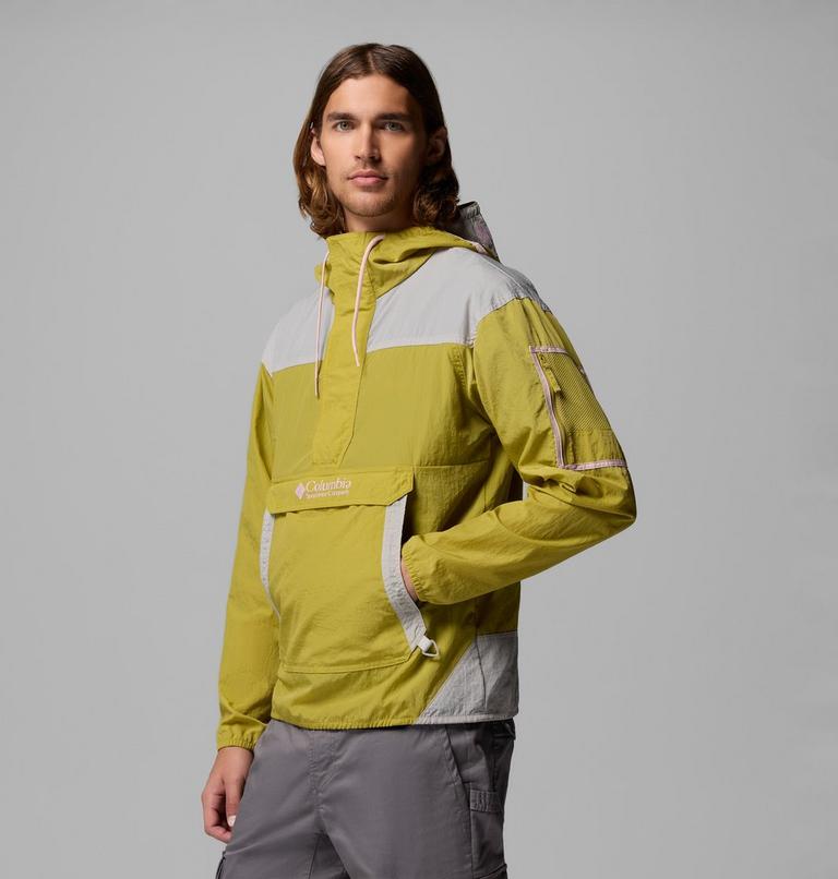 Men's Challenger Windbreaker Anorak, Color: Peppercorn, Flint Grey, image 4