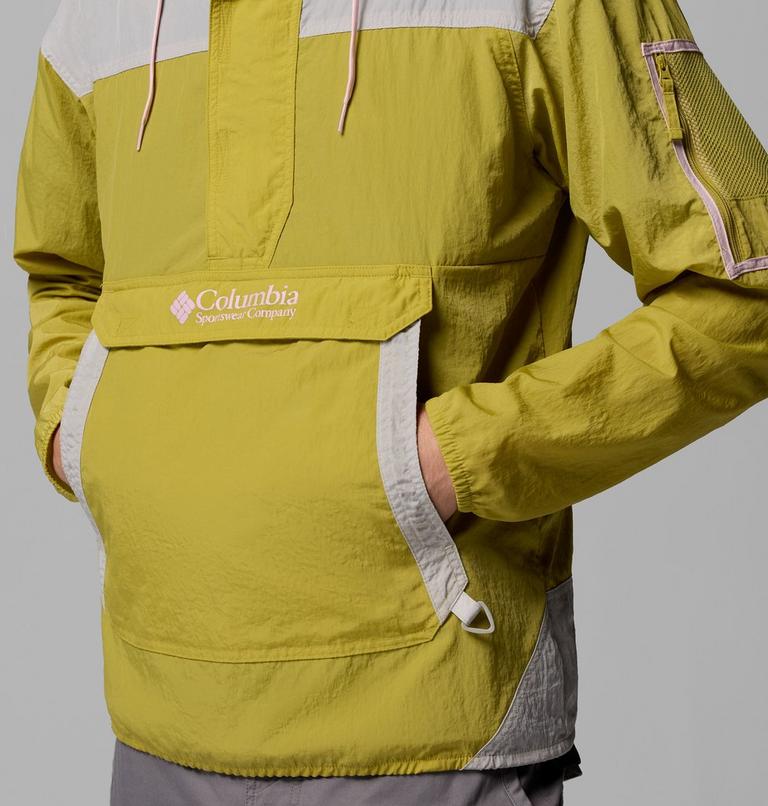 Men's Challenger Windbreaker Anorak, Color: Peppercorn, Flint Grey, image 8