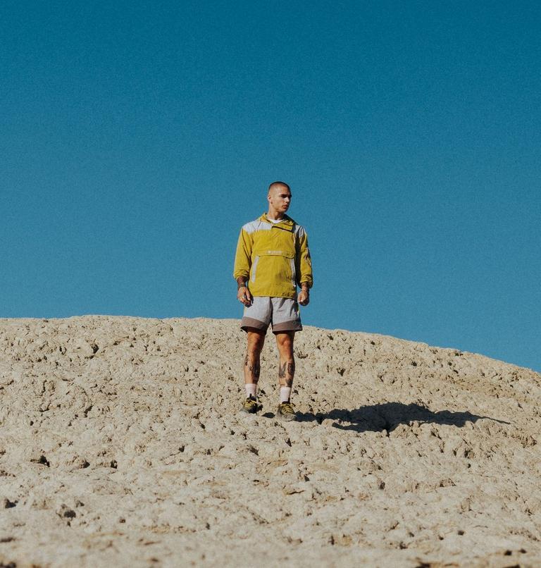 Men's Challenger Windbreaker Anorak, Color: Peppercorn, Flint Grey, image 12