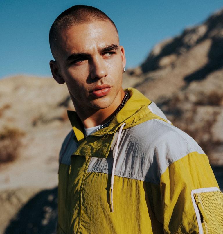 Men's Challenger Windbreaker Anorak, Color: Peppercorn, Flint Grey, image 14