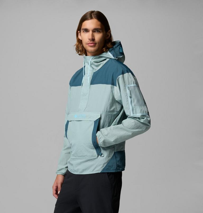Men's Challenger Windbreaker Anorak, Color: Crushed Blue, Everblue, image 4