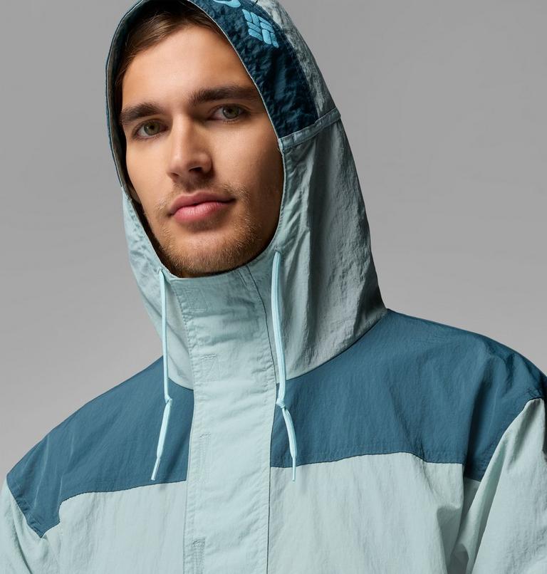 Men's Challenger Windbreaker Anorak, Color: Crushed Blue, Everblue, image 5