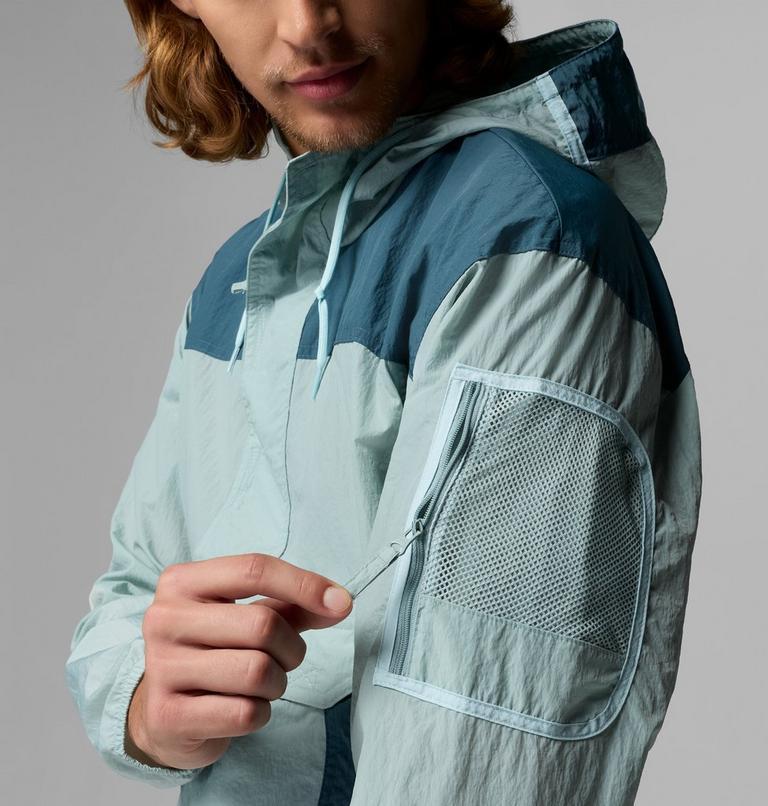 Men's Challenger Windbreaker Anorak, Color: Crushed Blue, Everblue, image 7