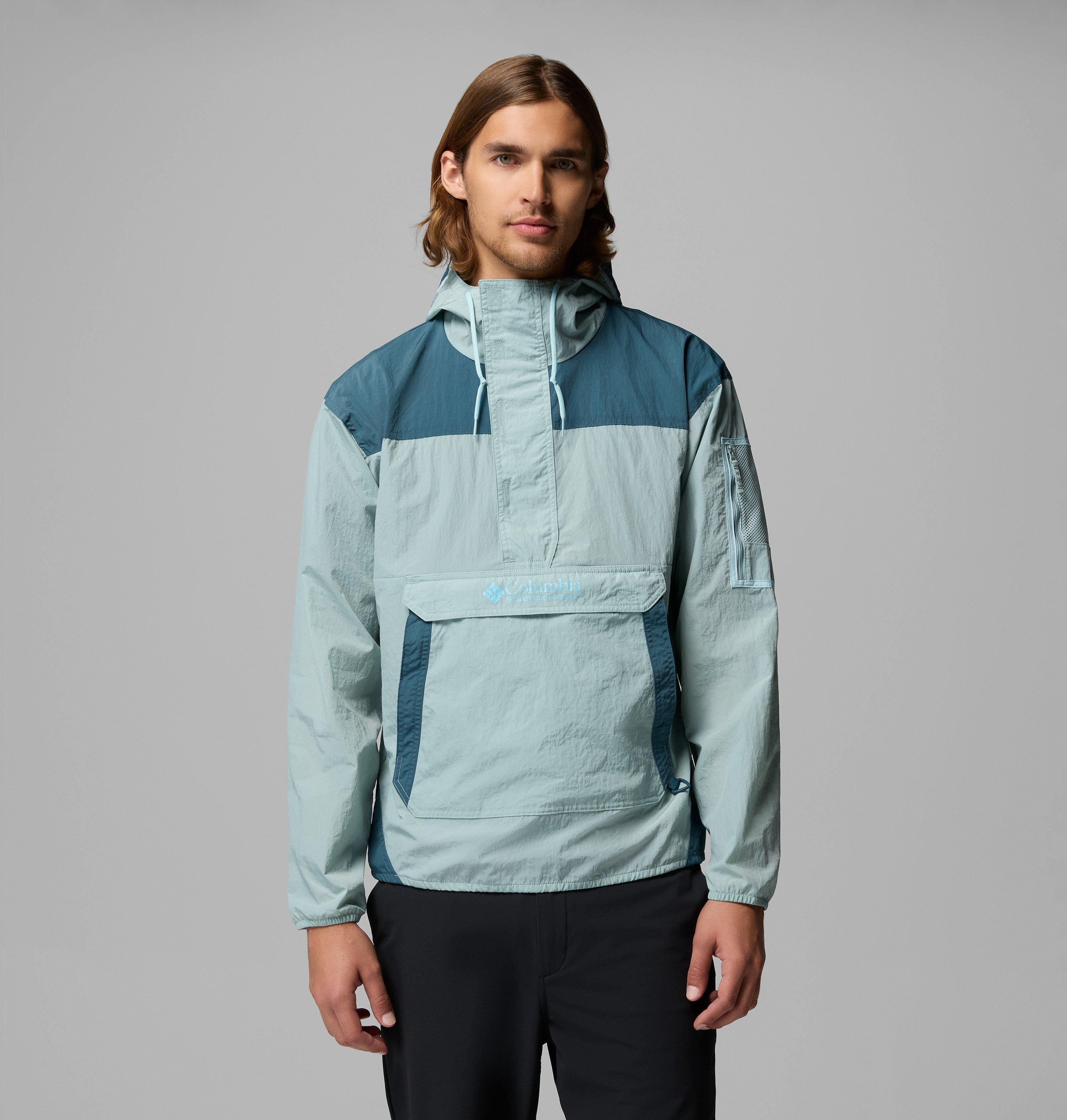Columbia Sportswear Men's Blue Columbia - Challenger™ Windbreaker Anorak - Crushed Ever Xxl