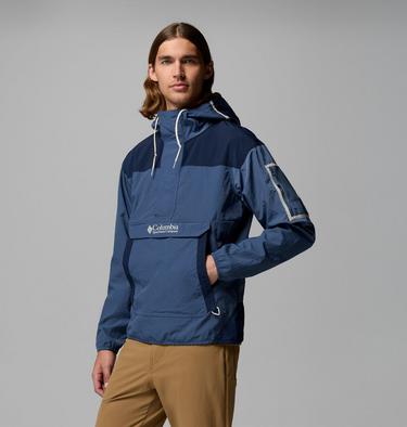 Anorak Coupe-vent Challenger Homme, Color: Dark Mountain, Collegiate Navy, image 4